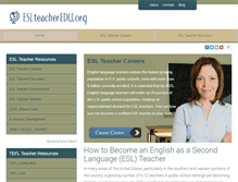 Tablet Screenshot of eslteacheredu.org
